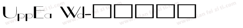 UppEa Wd字体转换